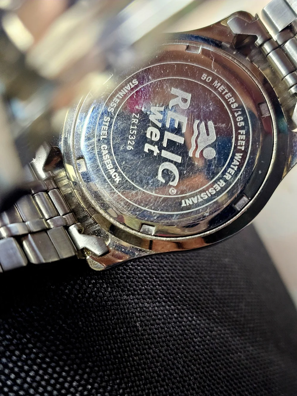 Vintage Relic Wet Quartz Men's Divers Watch (NEEDS BATTERY)